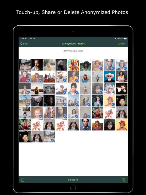 volteFace iPad screenshot