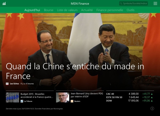 Msn Finance Dans L App Store