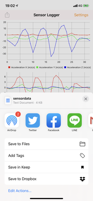 Multi Sensor Logger 加速度，陀螺儀，磁場(圖3)-速報App