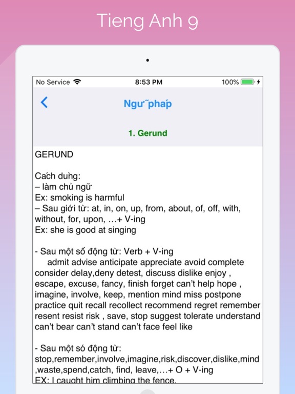 Screenshot #6 pour Tieng Anh Lop 9 - English 9