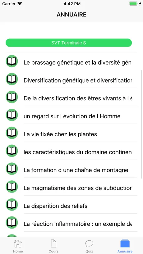 SVT Terminale S
