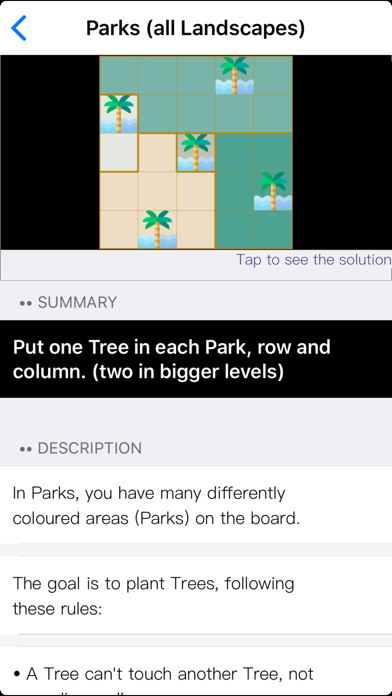 Parks Landscapes - Logic Game Screenshot