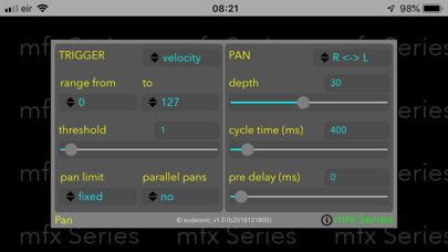 mfxPan screenshot 2