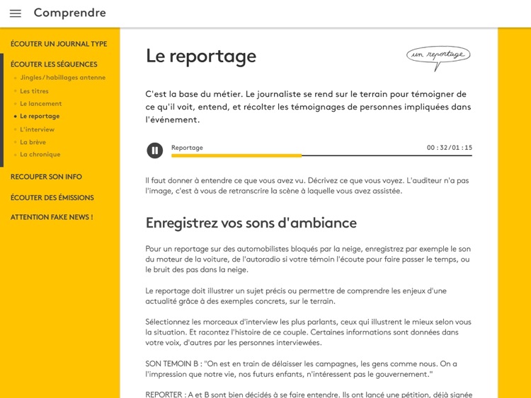 Atelier franceinfo junior