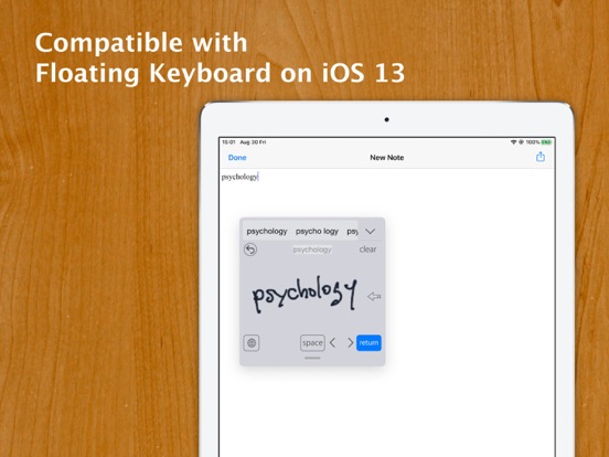 Screenshot #4 for Handwriting Keyboard