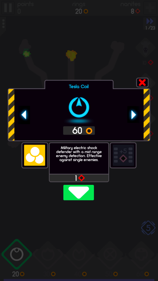 #5. Color Defense - A TD Puzzler (iOS) 由: McPeppergames UG (haftungsbeschraenkt) & Co. KG