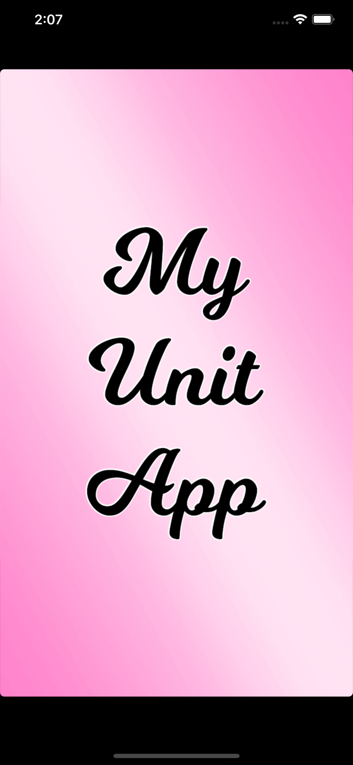 My Unit App