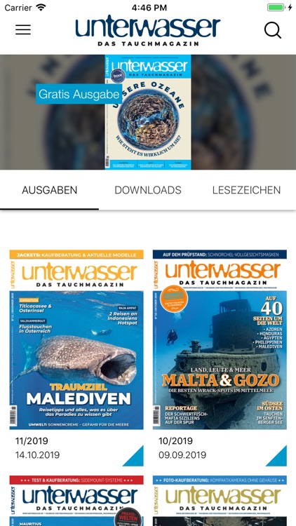 unterwasser - das Tauchmagazin
