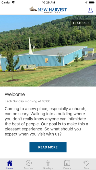 New Harvest Community Church Screenshot