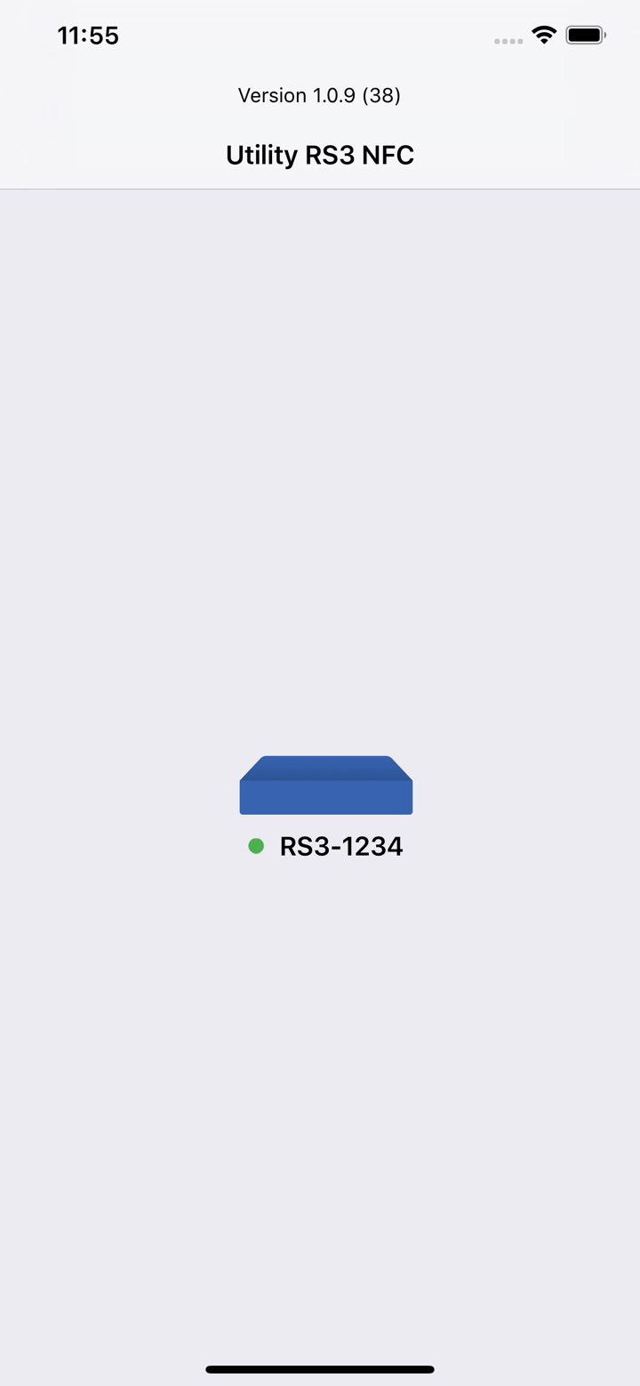 RS3 NFC Setup screenshot 1