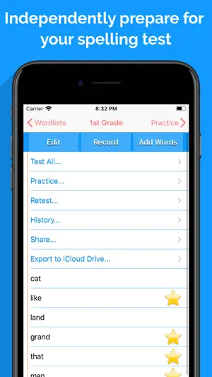 Spelling Notebook: Learn, Test screenshot 2
