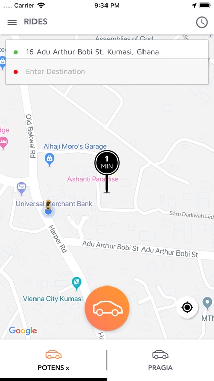 Potens Passenger App