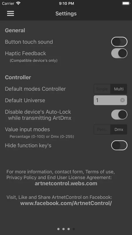 ArtnetControl screenshot 6 of 8