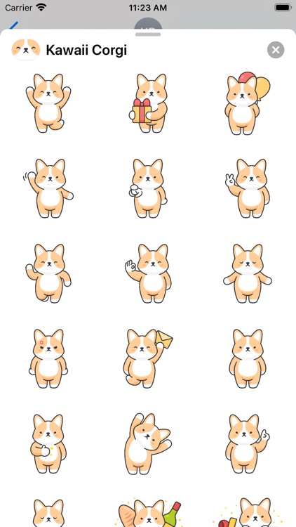 Kawaii Corgi Welsh Stickers