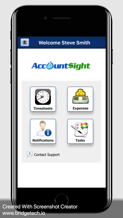 Screenshot #1 pour AccountSight Time and Expense