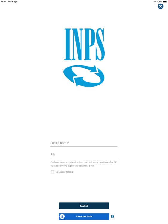 INPS - Welfare - GDP - Tablet