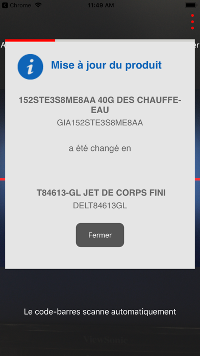 Screenshot #1 pour Wolseley Express Scanner