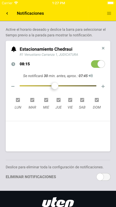 UTEP BusTracker Screenshot