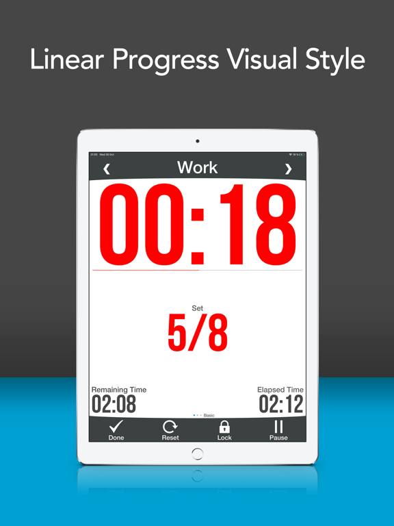 Workout Interval Timer Lite iPad screenshot 8 - Health & Fitness app