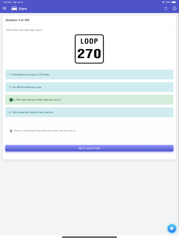 Missouri DOR Practice Exam iPad screenshot