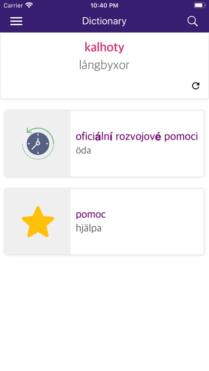 Czech Swedish Dictionary screenshot-6