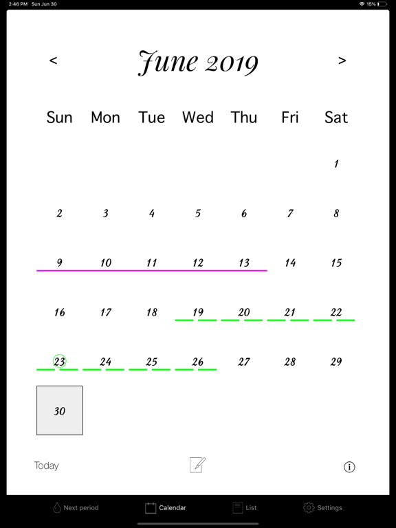 Screenshot #4 pour Next Period