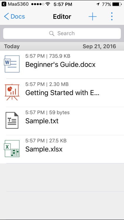 MaaS360 Secure Editor
