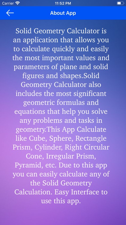 Solid Geometry Calculator screenshot-5
