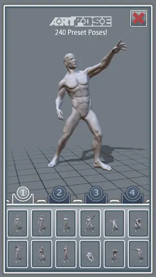 Скриншот ArtPose Pro на iPhone 5