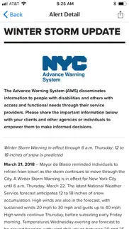 How to cancel & delete nyc advance warning system 3