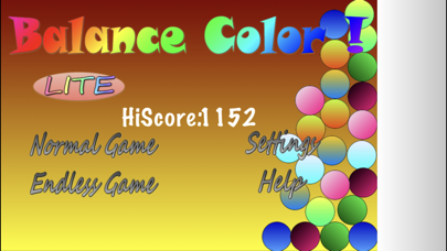 Balance Color Balls! Lite Screenshot
