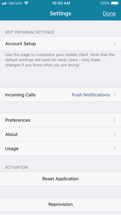 Jabber Tel Screenshot