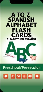 Spanish Letters Flash Cards screenshot #2 for iPhone