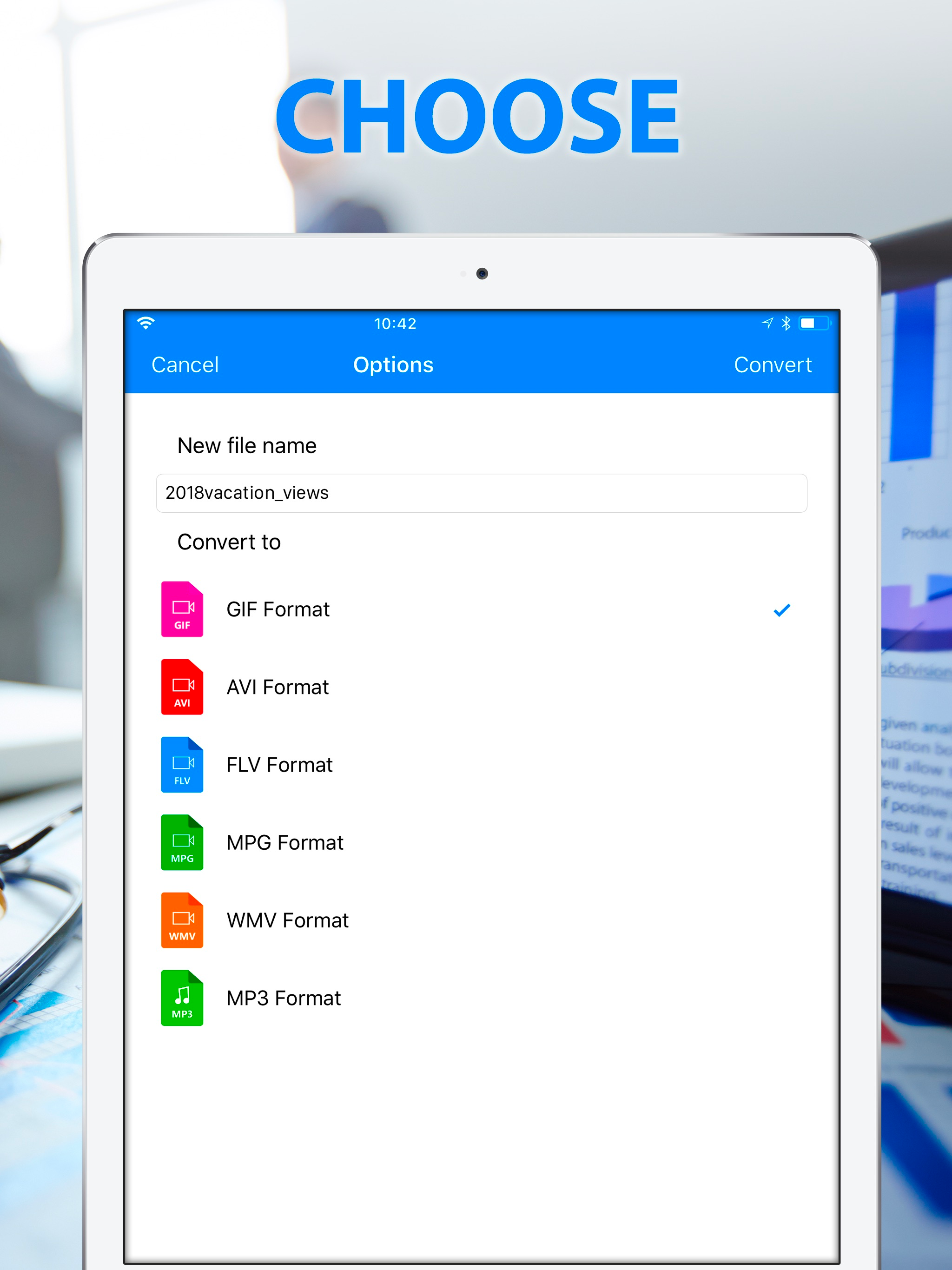 Video Files Converter MP3 GIF