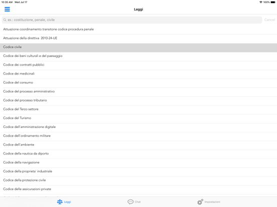 Screenshot #5 pour Leggi Italiane Online