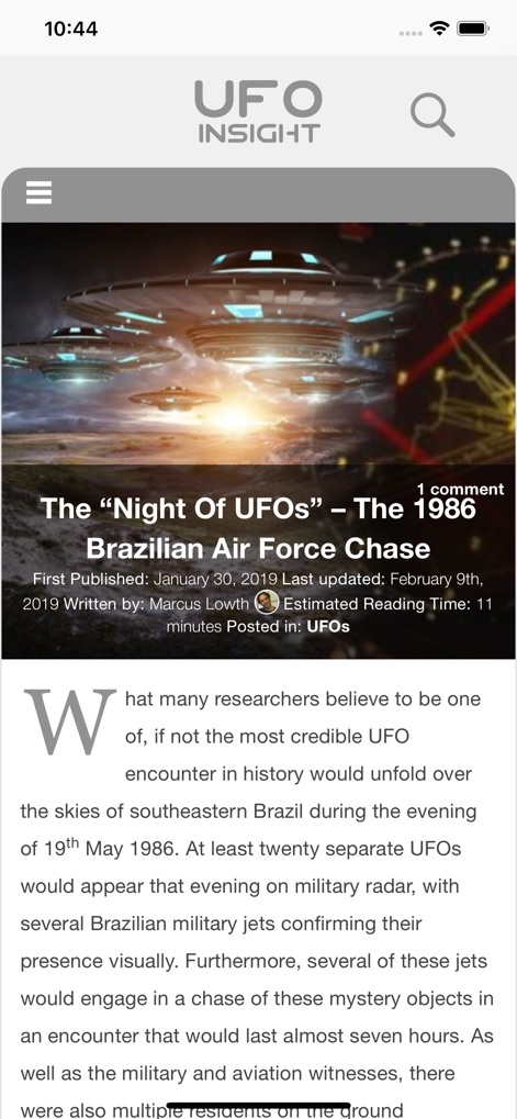 UFO Insight - News App | MWM