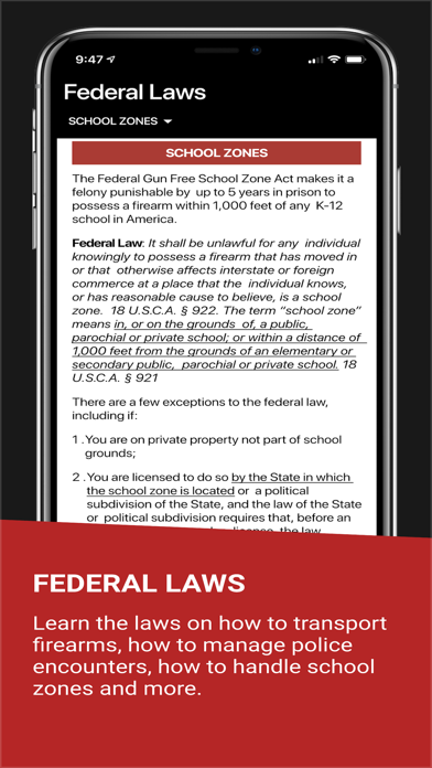 CCW & US Gun Laws - Legal Heat Screenshot
