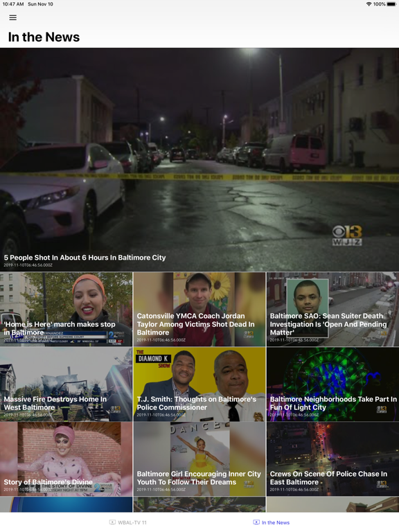 Baltimore Local News iPad screenshot 5 - News app