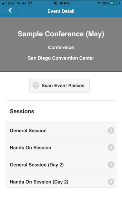 Linvio Event Manager screenshot