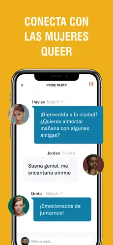 Captura 4 HER: Citas lesbianas&chat app iphone