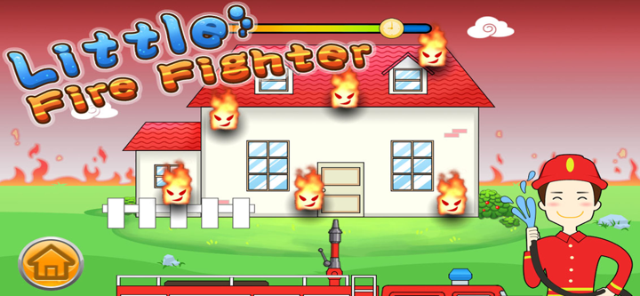 Little Firefighter rescue game screenshot 2