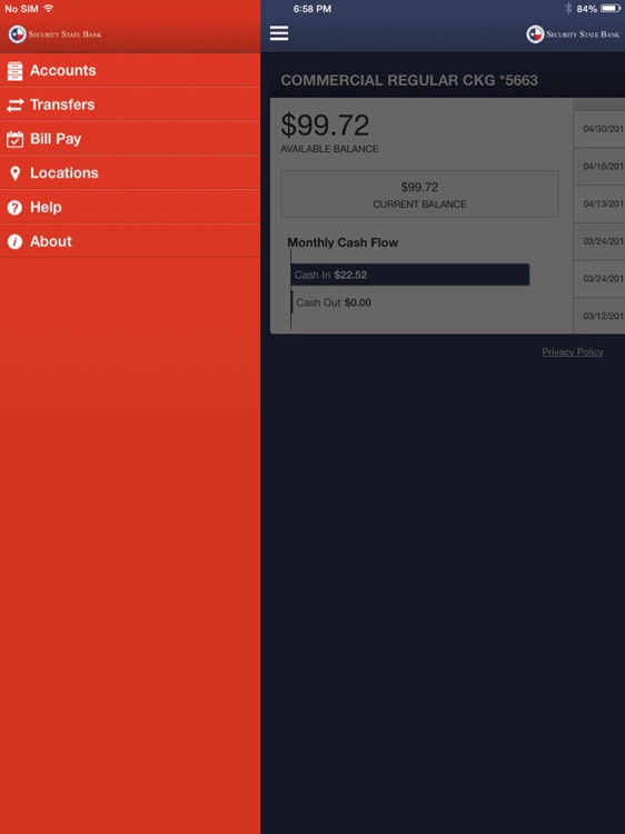 Security State Bank South TX.