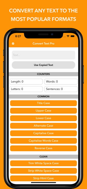 ‎Convert Text - Format Text Screenshot