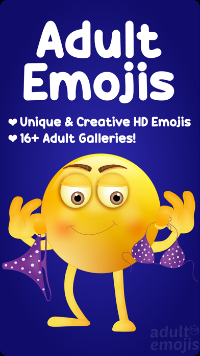 Adult Emoji Keyboard Stickers Screenshot