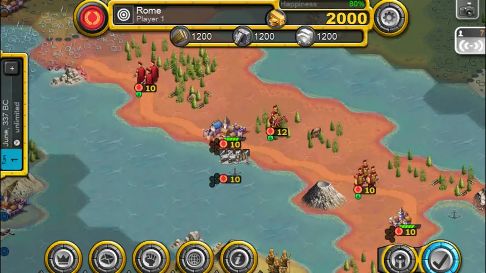 Capture d'écran de Demise Of Nations sur iPhone 1