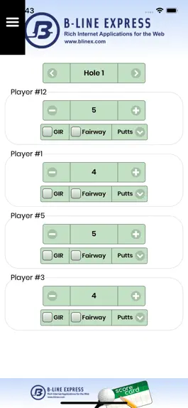 Game screenshot B-line Score Card mod apk
