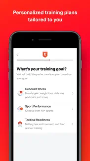 volt: gym & home workout plans iphone screenshot 2