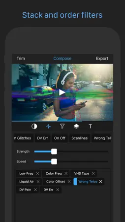 Filter Stack - Glitch Effects screenshot 1
