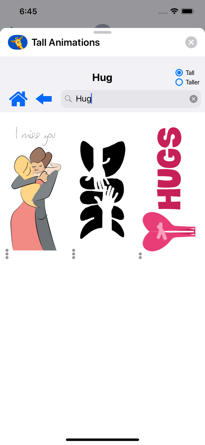 CLIPish Tall Animations