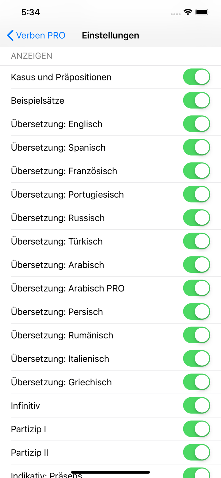 Verben Lite screenshot 5